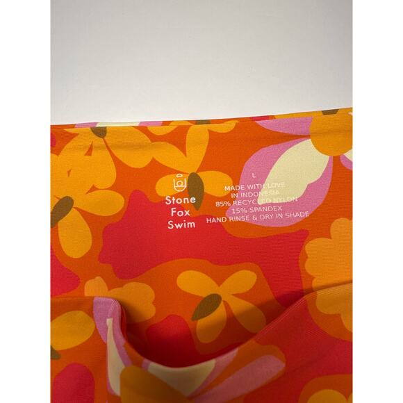 Stone Fox Swim Size L Roca bikini Bottom Lei Lei Swim Beach Cruise - Picture 4 of 7